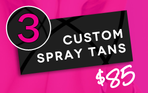 Triple Threat 3 Spray Tans for $85